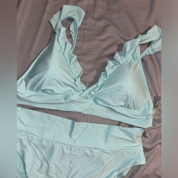 NWT Aerie high waisted ruffle bikini - Picture 2 of 7